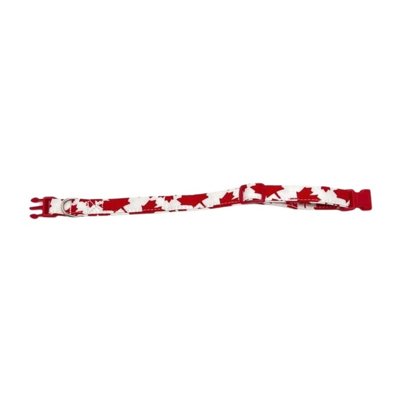 Canadian Maple Leaf Breakaway Cat Collar Small