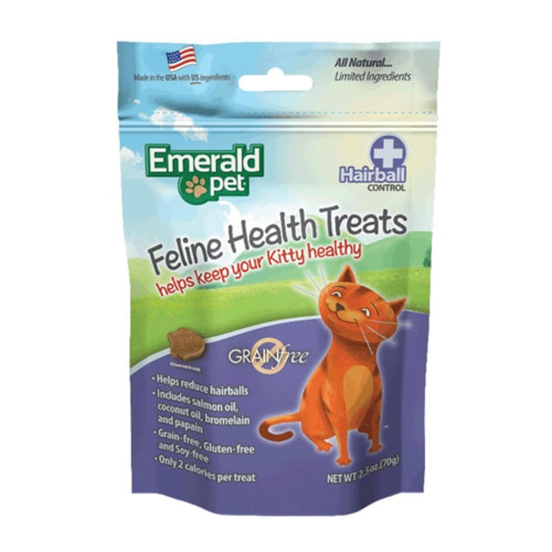 Emerald Pet Hairball Formula Chicken Cat Treats