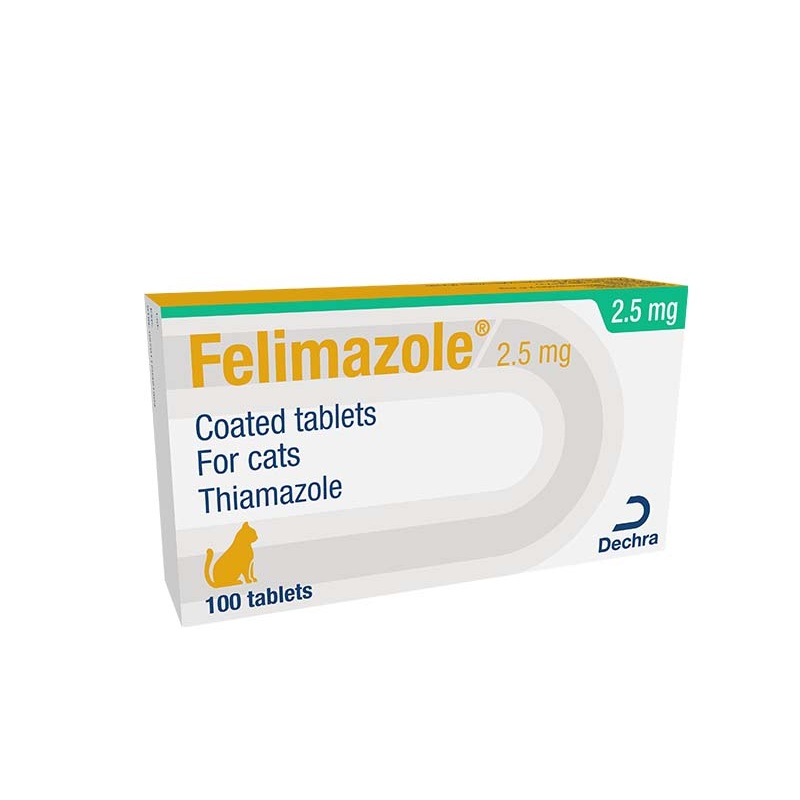 Felimazole Coated Tablets (methimazole/Thiamazole) 2.5mg