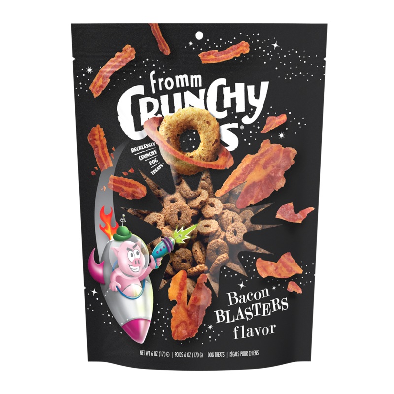 Fromm Crunchy O’s Bacon Blasters Dog Treats 26-oz