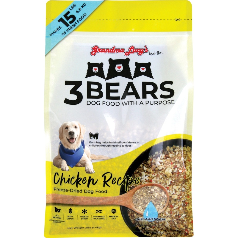 Grandma Lucy’s 3 Bears Chicken Dog Food 1 Lb