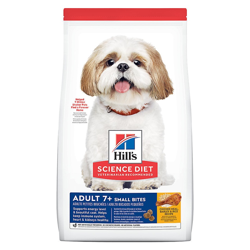 Hill’s Science Diet Adult 7+ Small Bites Chicken Meal, Barley & Rice Recipe 2.27KG Dog Food