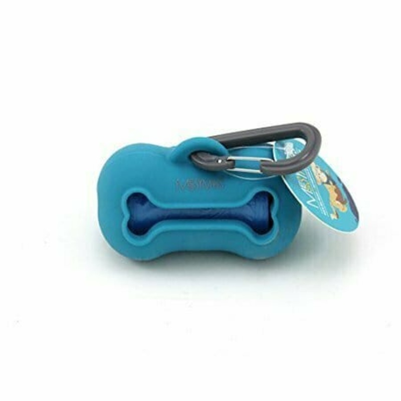 Messy Mutts Waste Blue Bag Holder for Dogs 15 bags