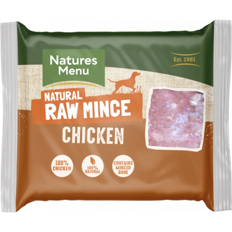 Natures Menu Just Chicken Mince 400g – Frozen