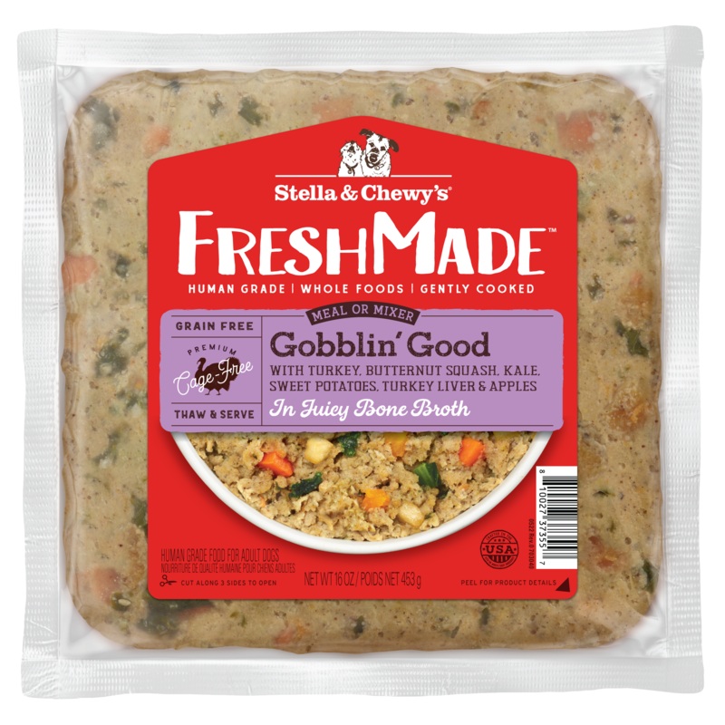 Stella & Chewy’s FreshMade Gobblin’ Good Gently Cooked Dog Food
