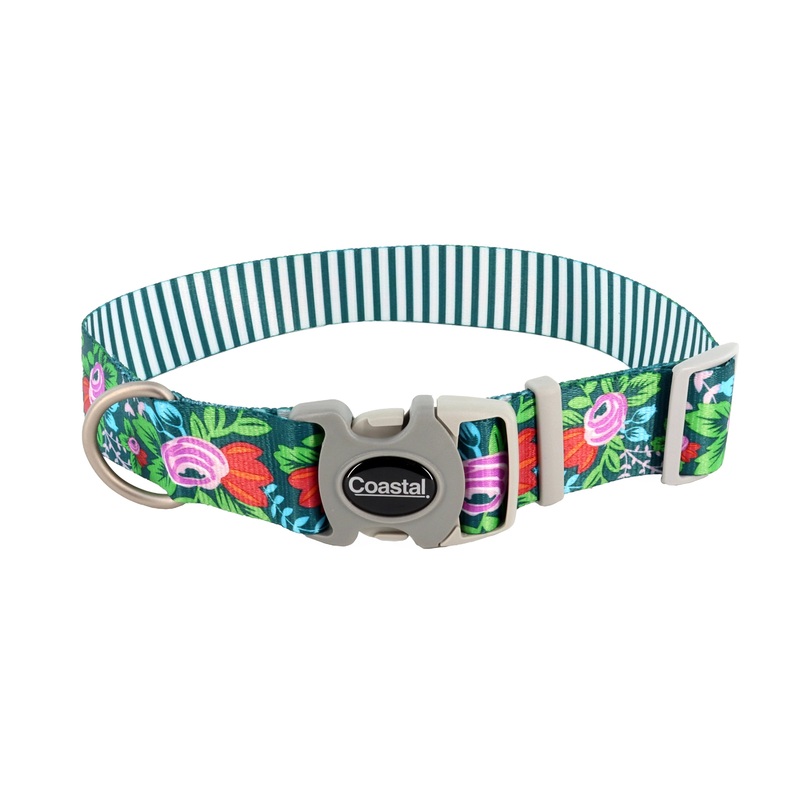 Sublime Adjustable Dog Collar Floral Small Small – 3/4″ x 8″-12″