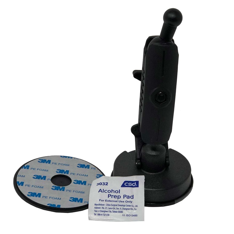 The Buzzard’s Roost Medium-Duty Garmin Astro/Alpha GPS Windshield/Dash Mount Black Pack of 1