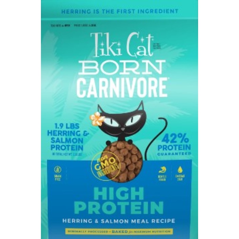 Tiki Cat Born Carnivore High Protein: Herring & Salmon Meal 5.6lb