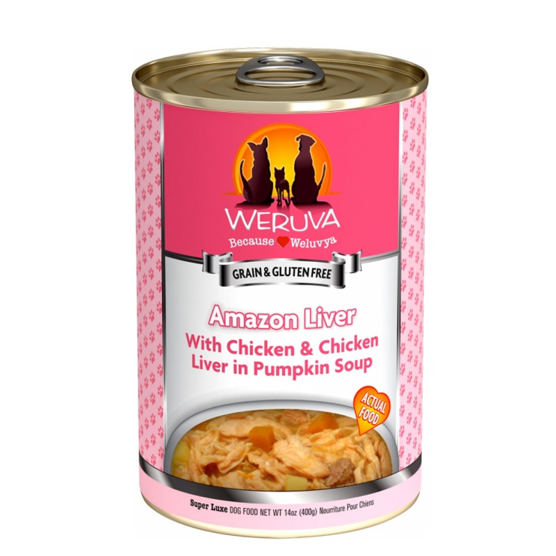 WERUVA AMAZON LIVER DOG FOOD 14OZ 5.5OZ