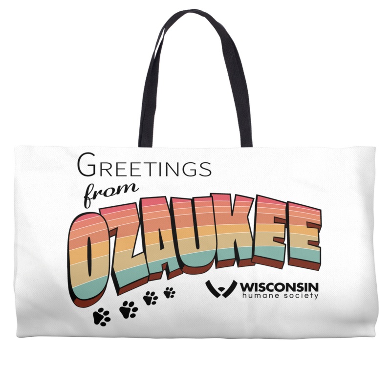 WHS “Greetings from Ozaukee” Weekender Totes Cotton web