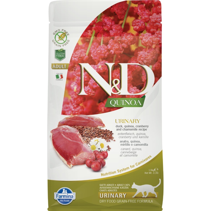 Farmina N&D Quinoa Urinary Cat Food 1.5kg
