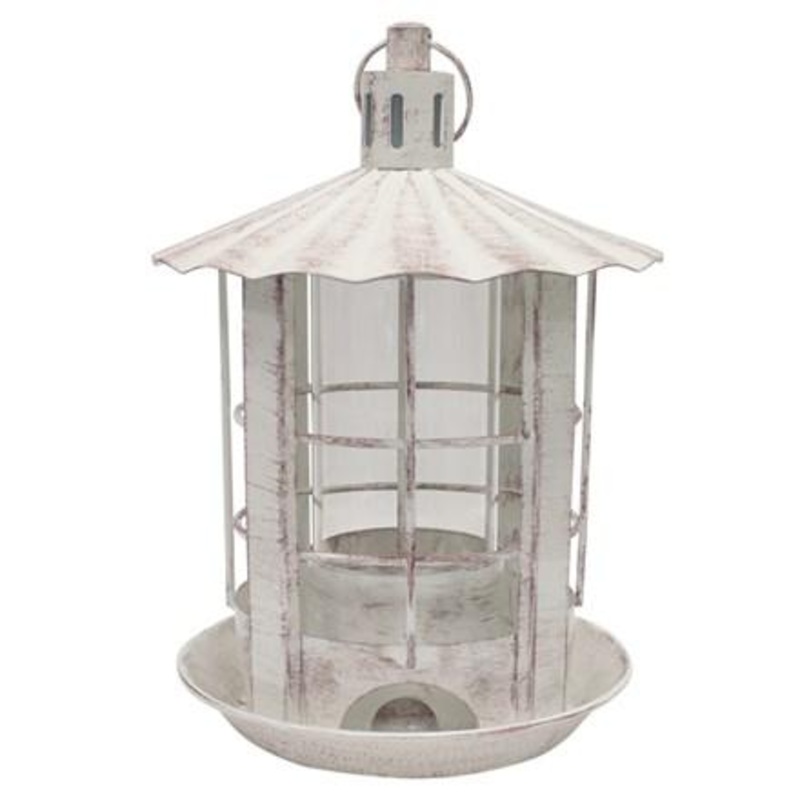 Heath Outdoor Products Parkview Bird Feeder – Antique White