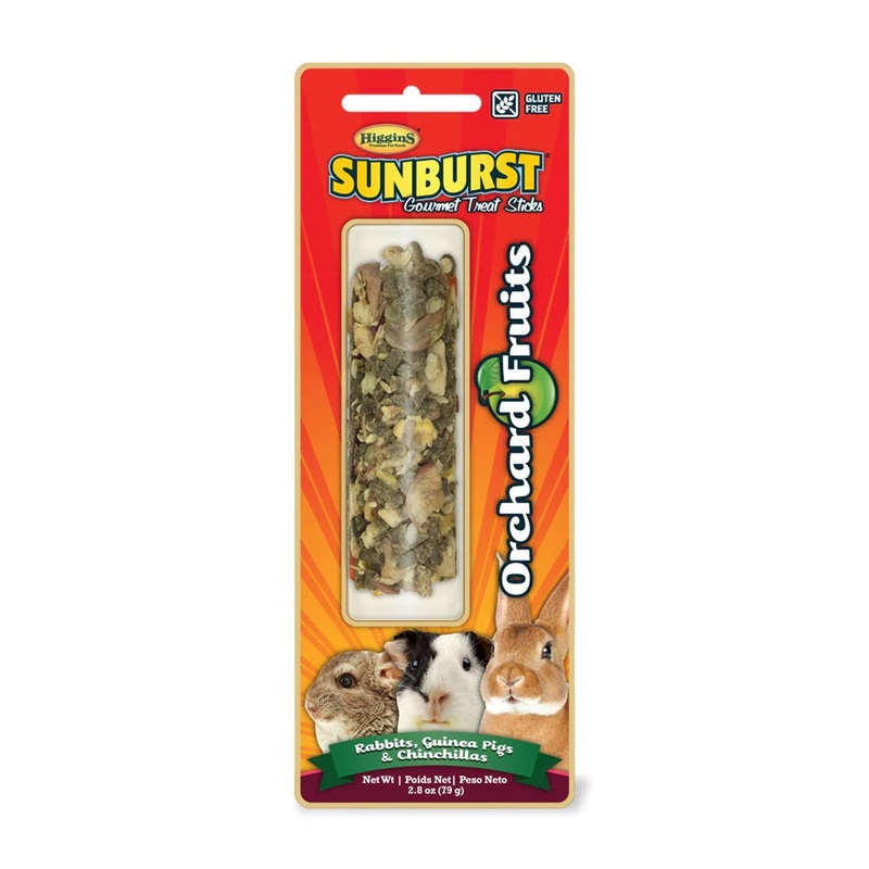 Higgins Sunburst Gourmet Treat Sticks Orchard Fruits 2.8 oz