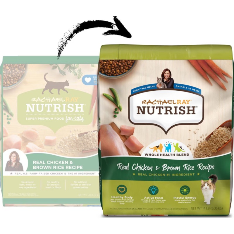 Rachael Ray Nutrish Natural Chicken & Brown Rice Recipe Dry Cat Food
