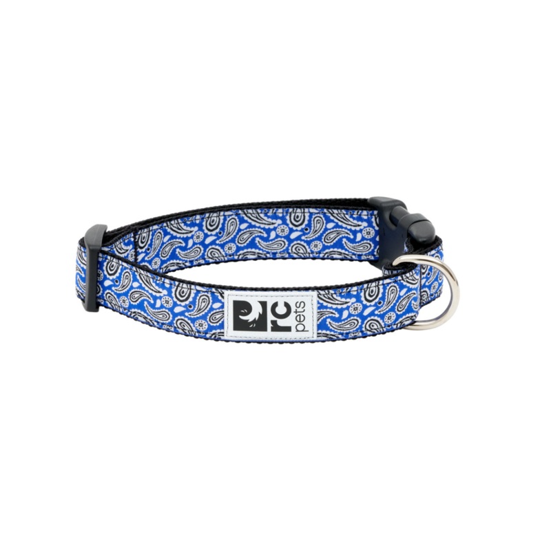 RC PETS Dog Clip Collar, Rebel Blue, S, 3/4″/ 9″ – 13″