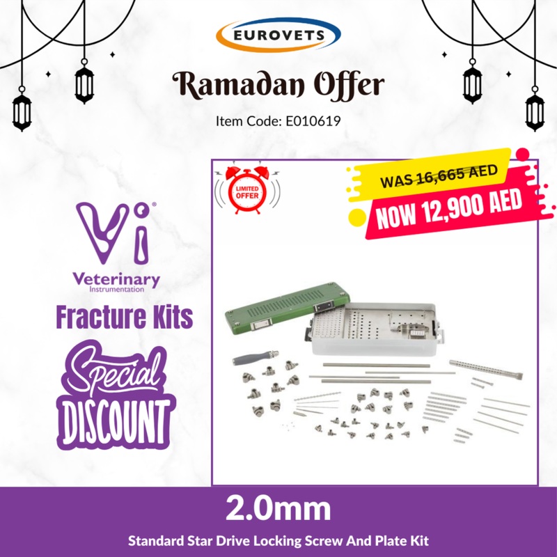 2.0mm Standard Star Drive Locking Screw And Plate Kit