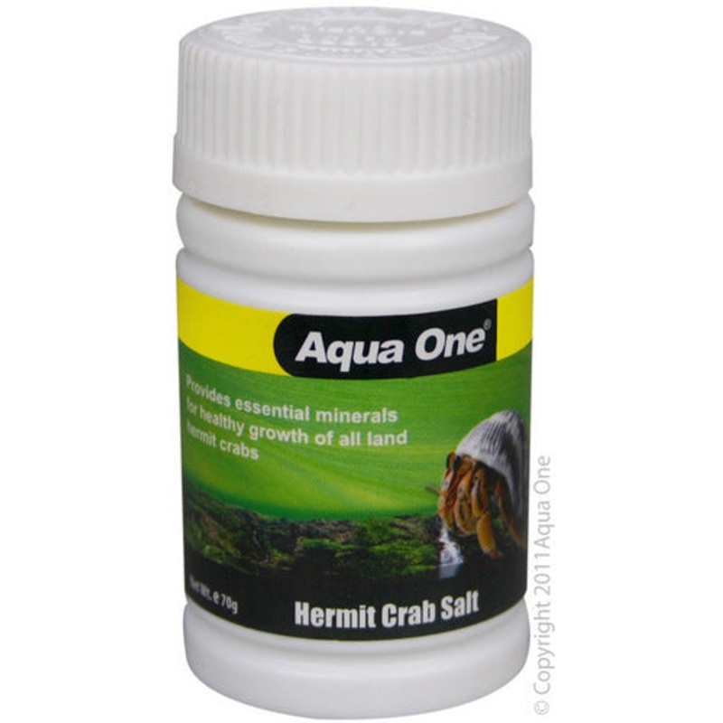 AQUA ONE HERMIT CRAB SALT 70G