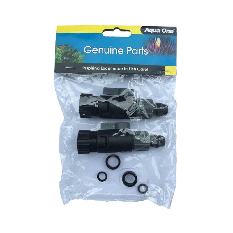 Aqua One Hose Tap In/Out set 500/700 12mm
