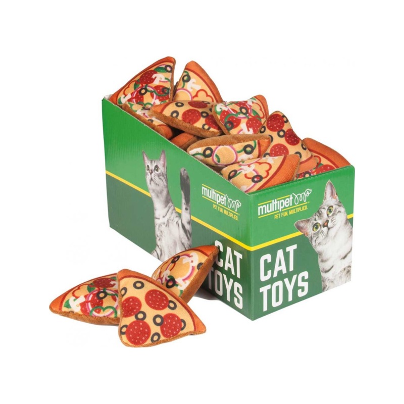 Multipet Pizza Slice Catnip Toy