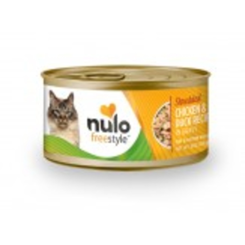 Nulo Freestyle Shredded Chicken & Duck Recipe Canned Cat Food 3oz
