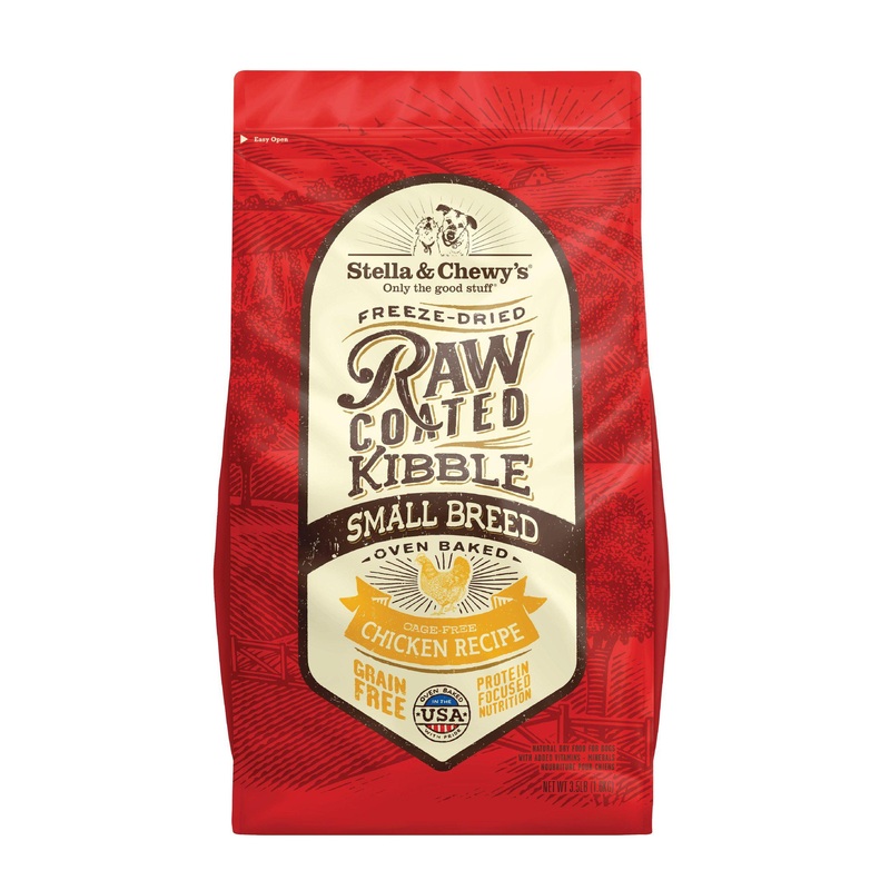 Stella and Chewy’s Raw Coated Cage-Free Chicken Recipe Small Breed Dry Dog Food 10 lb