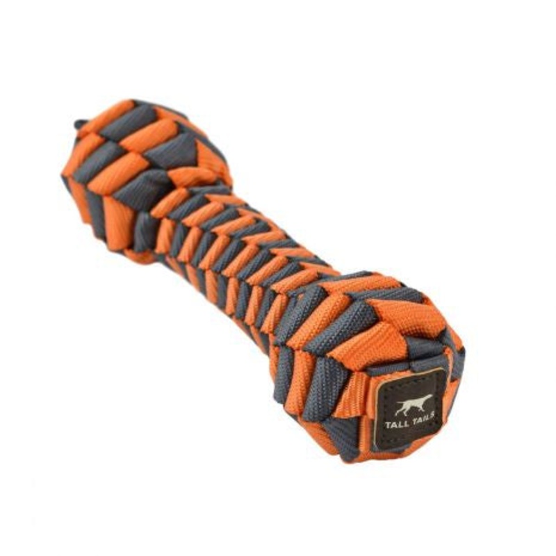 Tall Tails Braided Bone Orange 9″