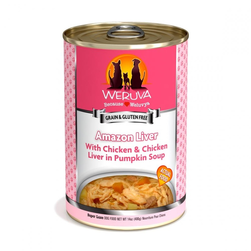Weruva Amazon Livin’ with Chicken & Chicken Liver in Pumpkin Soup Canned Dog Food