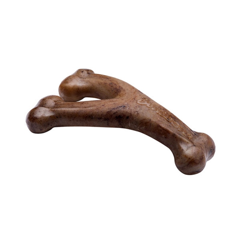 Wishbone Chew Nylon Bacon Flavored Dog Toy Mini ( For dogs under 30-lb, 5.3-in x 3.8-in )
