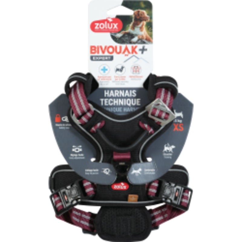 BVK Harness Red, XSmall