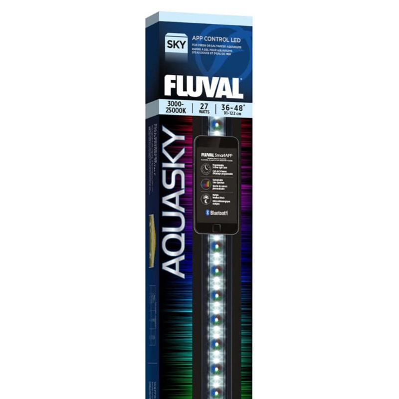 Fluval Aquasky Bluetooth 2.0 LED 27w 36-48 inch Light Fixture