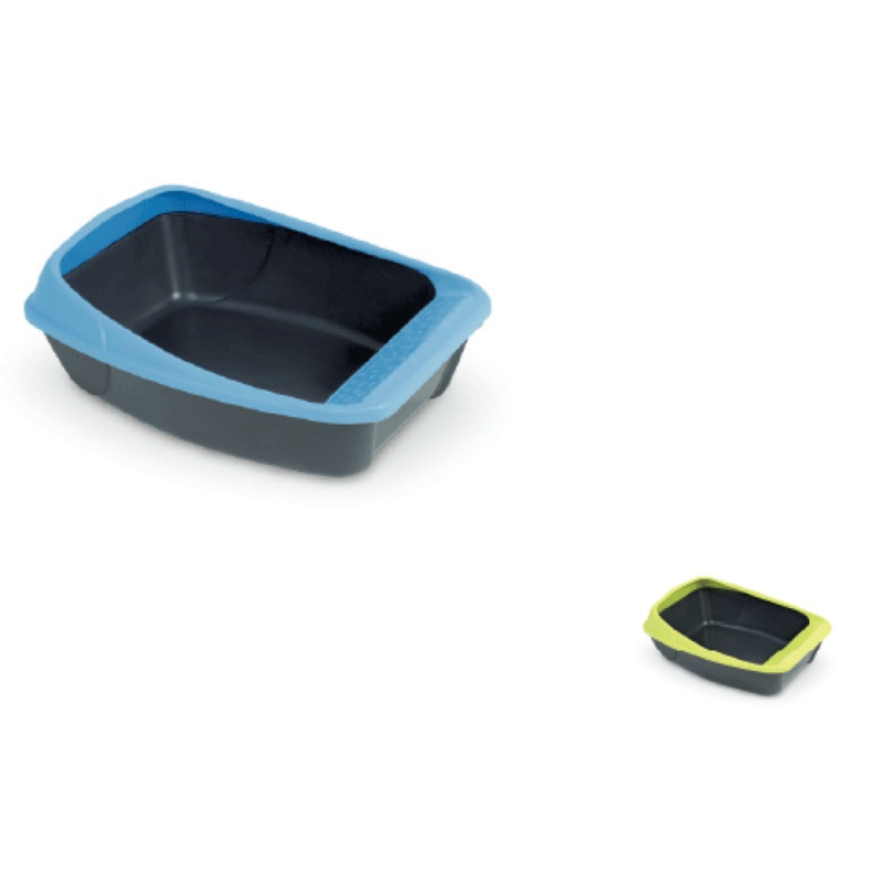 Virgo Cat Litter Tray – 52 x 39 x 20 cm/6 units/Mix Colors