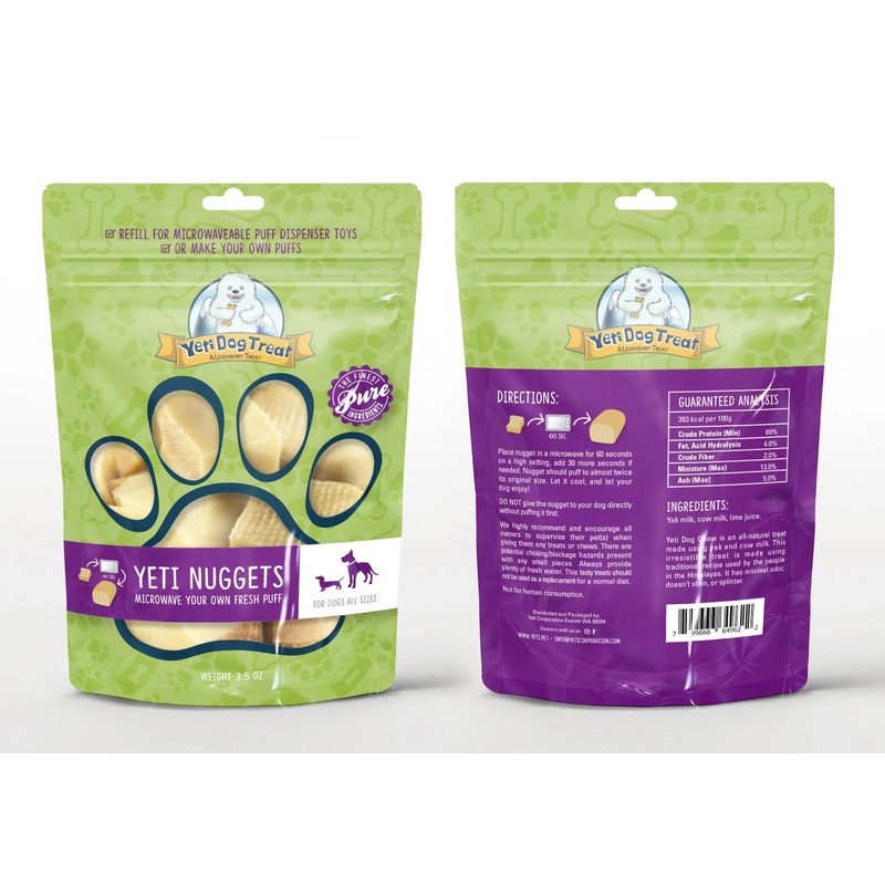 YETI NUGGETS DOG TREATS ORIGINAL 3.5OZ