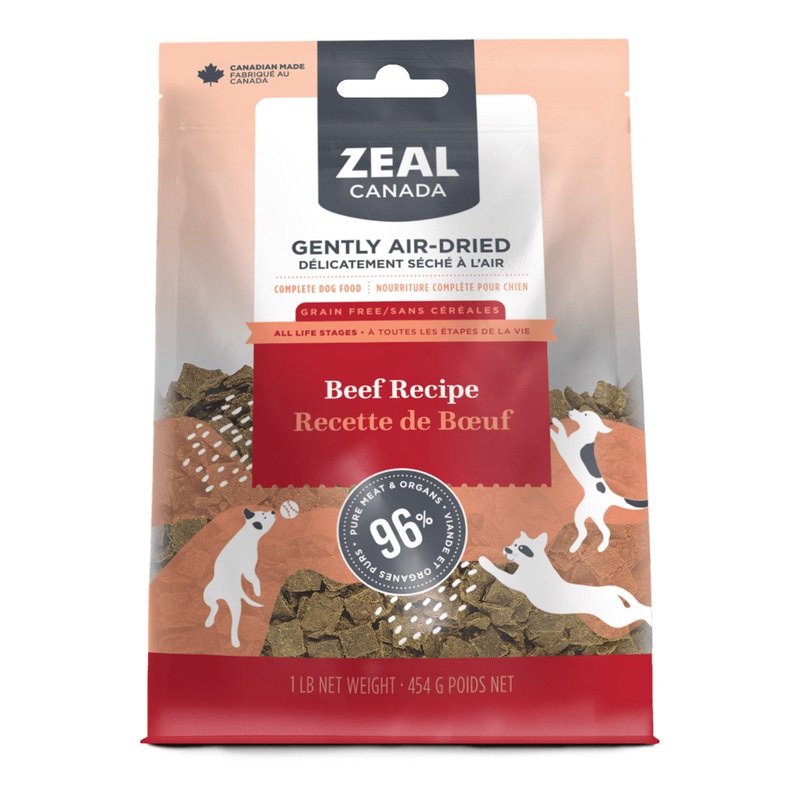 Zeal Gently Air-Dried Beef Recipe for Dogs – 8.8lbs/4kg