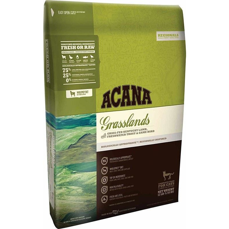 Acana Grasslands Dry Cat Food 4 lb
