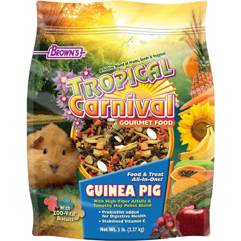 Brown’s Tropical Carnival Guinea Pig Small Animal Food 5lb
