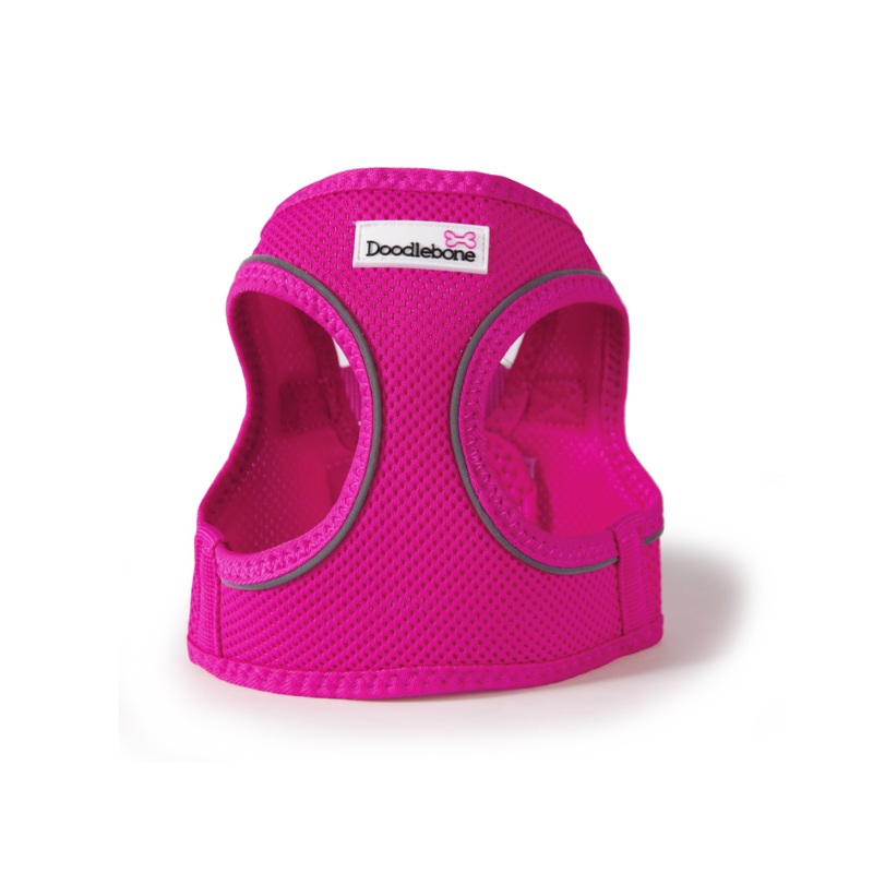Doodlebone Airmesh Snappy Harness Neon Pink Large