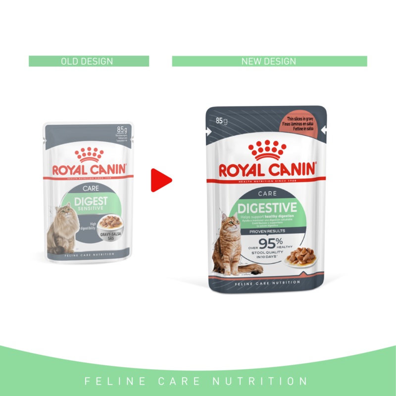 Feline Care Nutrition Digest Sensitive Gravy (WET FOOD – Pouches) 12 x 85g
