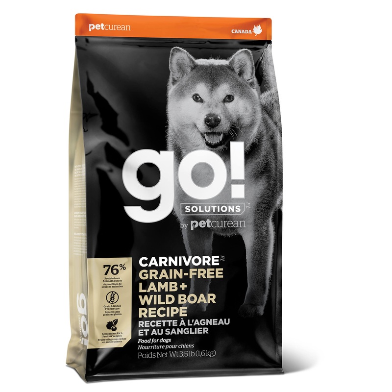 GO! Carnivore GF Lamb + Wild Boar Recipe Dog Food 22