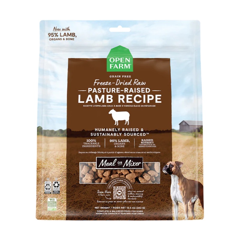 Open Farm Freeze Dried Raw Pasture Lamb 13.5oz