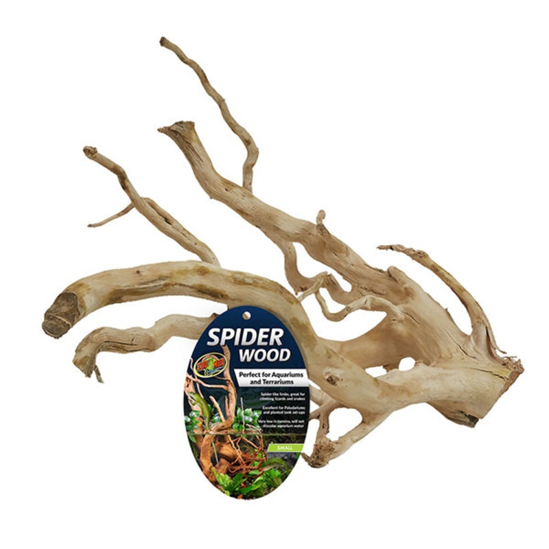 Spider Wood Reptile Decor Habitat Enrichment Small