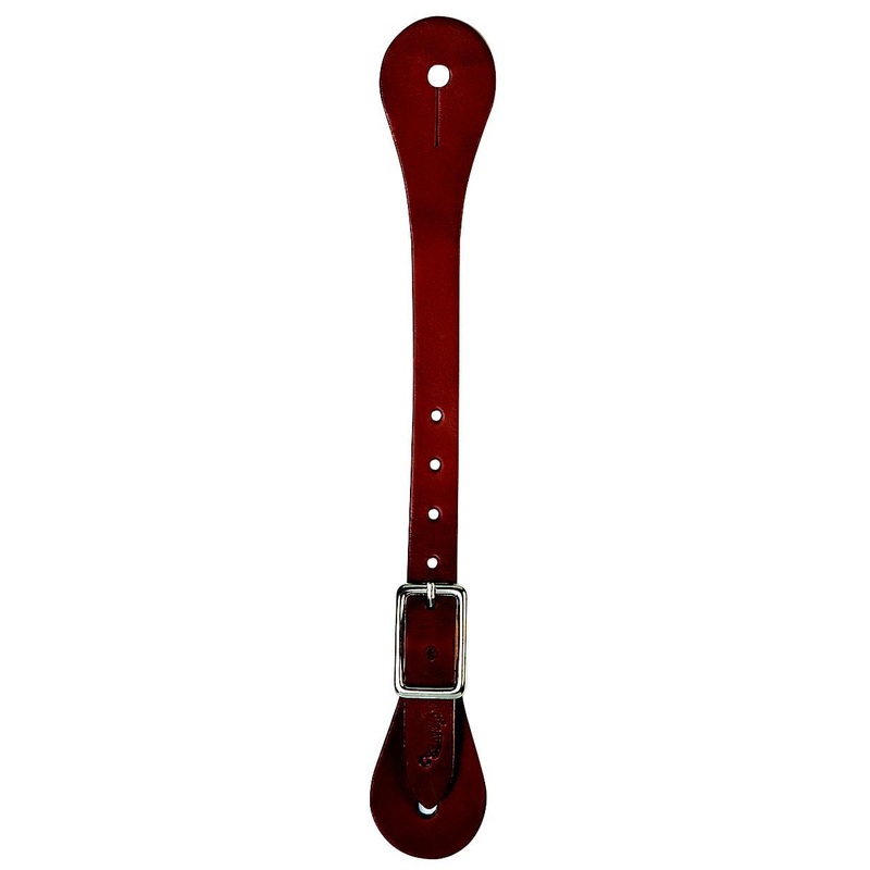 Weaver Single-Ply Ladies’ Spur Straps, Rich Brown