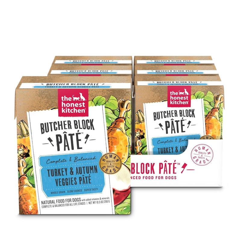 Copy of The Honest Kitchen Turkey & Autumn Veggies Butcher Block Pt Wet Dog Food 10.5 oz