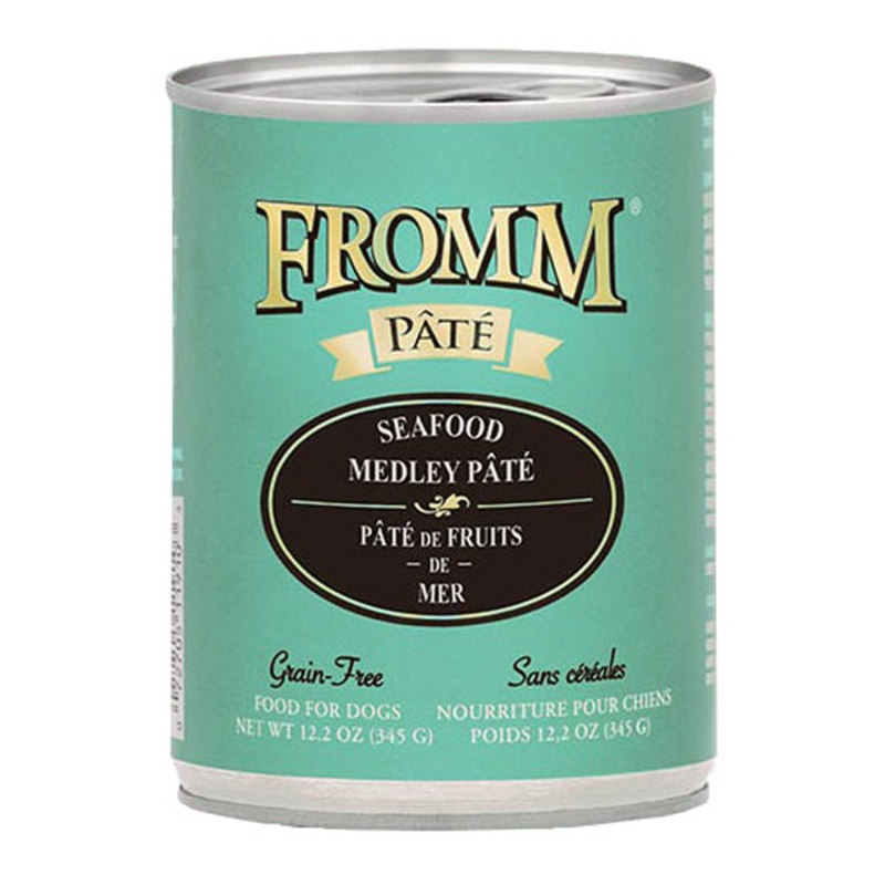 Fromm Pt Wet Dog Food – Seafood Medley – 12.2oz Can