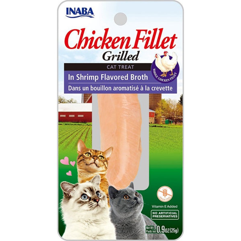 Grilled Chicken Fillet in Shrimp Broth Grain-Free Gourmet Cat Treat .9oz