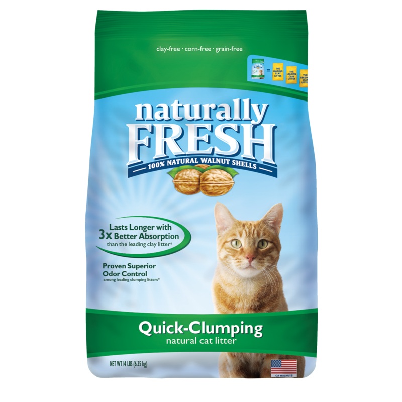 Naturally Fresh Walnut Based Cat Litter 6.35kg