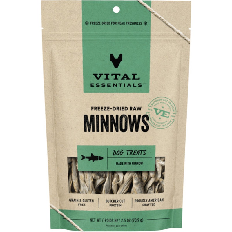 Vital Essentials Freeze Dried Minnows 1oz