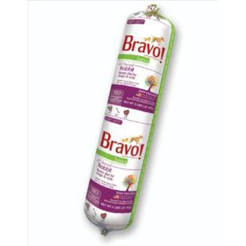 Bravo! Basic Frozen Raw Rabbit – 2lb