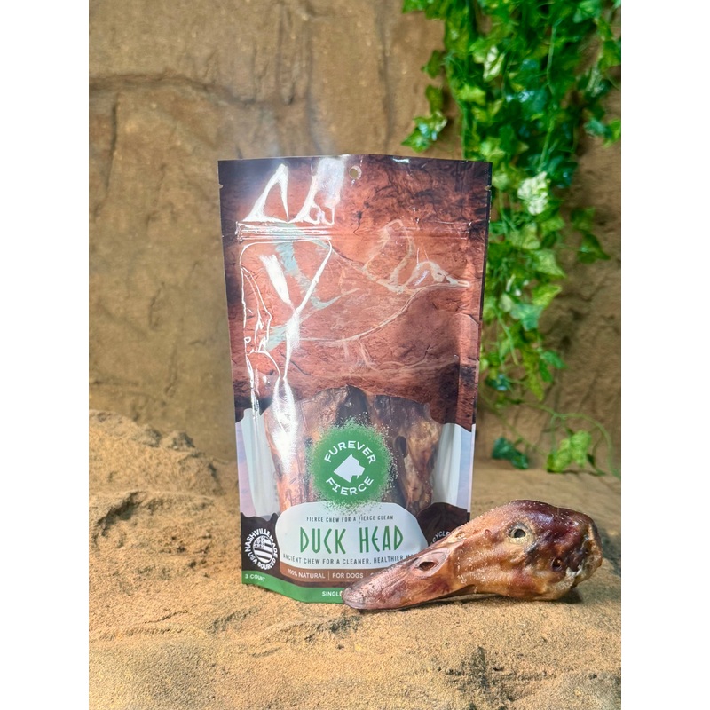 Duck Head Bag of 3 Dog Chew – Natural Single Ingredient