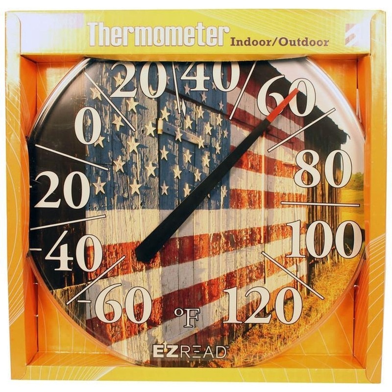EZREAD DIAL THERMOMETER AMERICAN BARN 12.5 INCH AMERICAN BARN