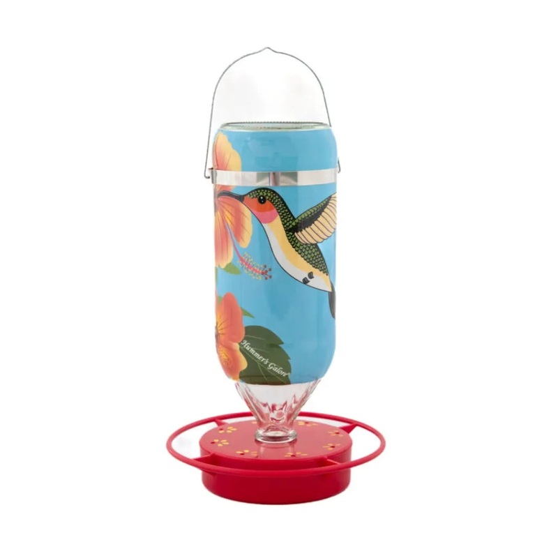 Hummer’s Galore Hummingbird Hibiscus Bird Feeder 16 oz
